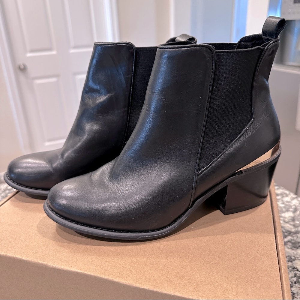 INC black ankle booties size 7.5